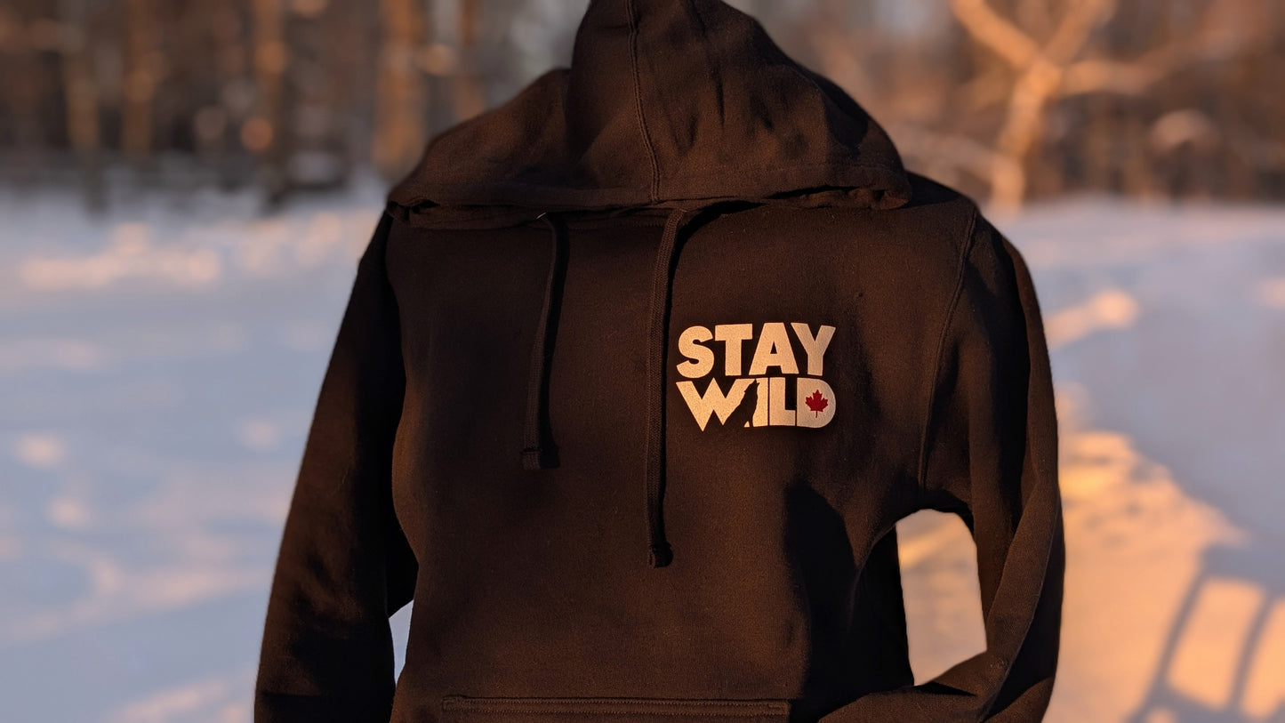 Stay Wild Wolf Hoodie