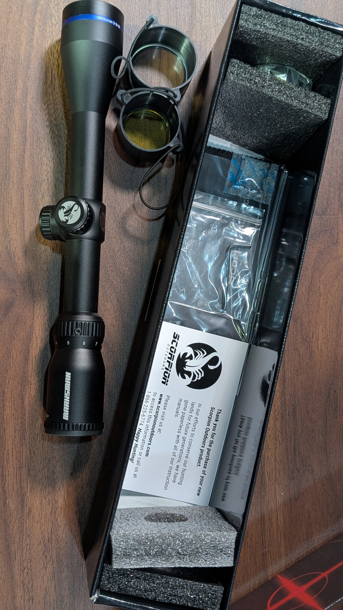 Scorpion Marksman – 3-9×40 Scope w/ Rings