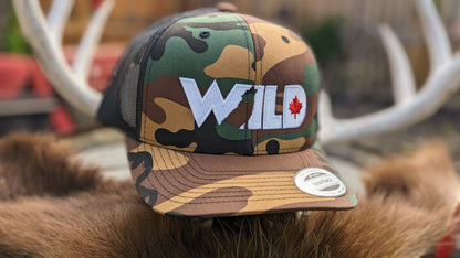 Wild TV Camo Hat - Green Camo