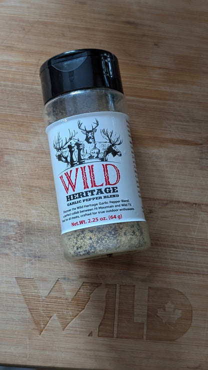 Wild Heritage Garlic Pepper Blend Seasoning